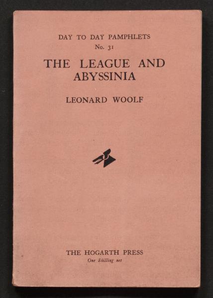 image of front cover of "The League and Abyssinia"