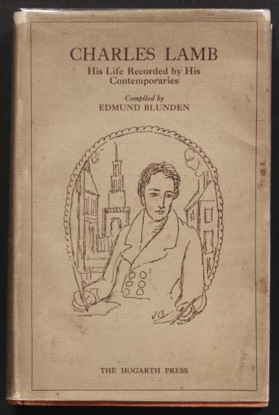 Image of dust jacket of "Charles Lamb: His Life Recorded by His Contemporaries"