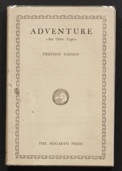 Image of book cover of Adventure and Other Papers 