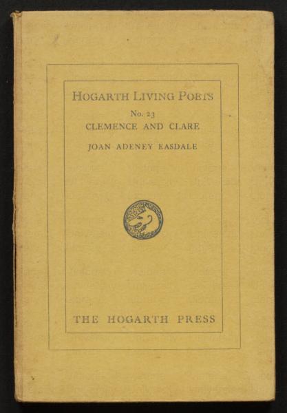 Image of  yellow dust jacket of "Clemence and Clare"
