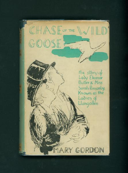 Image of book cover of Chase of the Wild Goose: The Story of Lady Eleanor Butler and Miss Sarah Ponsonby, known as the Ladies of Llangollen featuring an illustration by Vanessa Bell