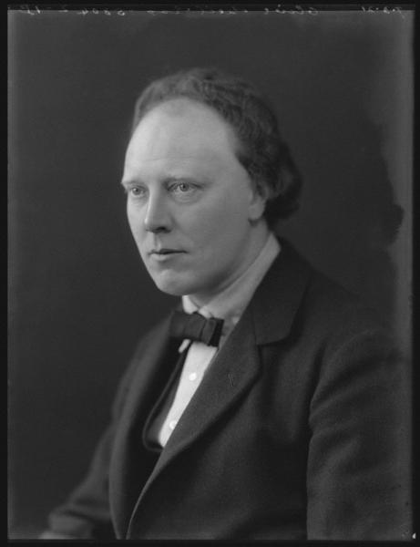 black and white photograph of Clive Bell