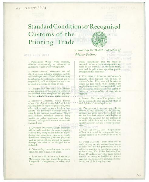 Image of typescript letter from The Garden City Press to The Hogarth Press (19/06/1936) page 2 of 2