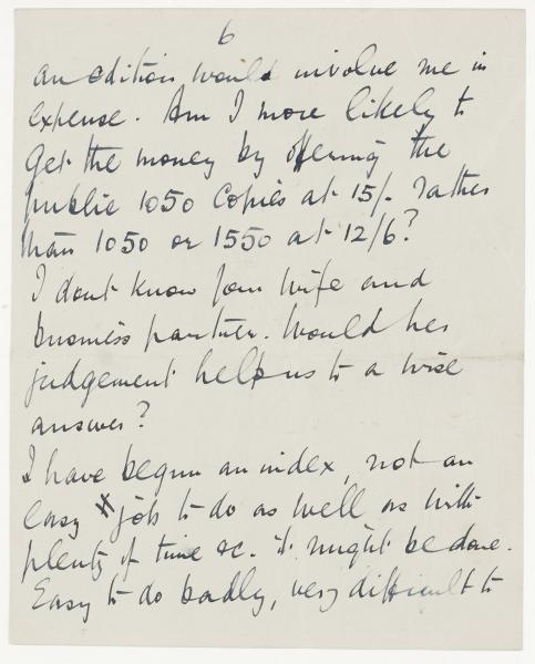Handwritten letter from Norman Leys to Leonard Woolf (10/08/1924) page 6 of 8
