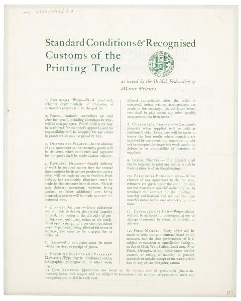 Image of typescript letter from The Garden City Press Ltd to The Hogarth Press (16/02/1938) page 2 of 2