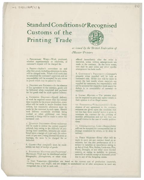 Image of typescript letter from The Garden City Press to The Hogarth Press (16/11/1937) page 2 of 2