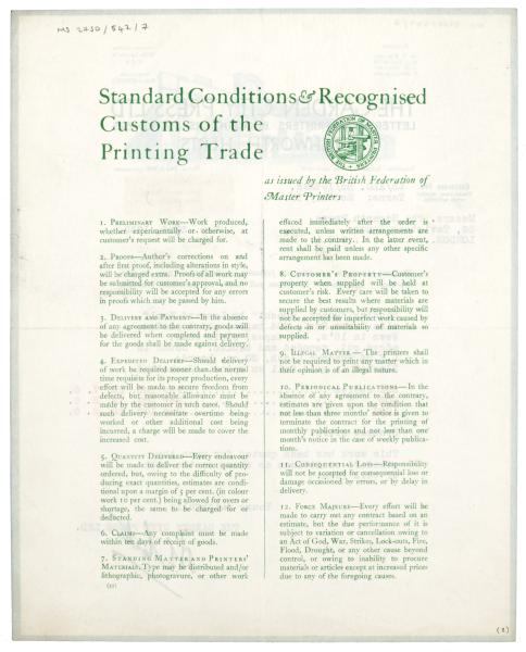 Image of typescript letter from the Garden City Press Ltd. to the Hogarth Press (22/03/1935) page 2 of 2 