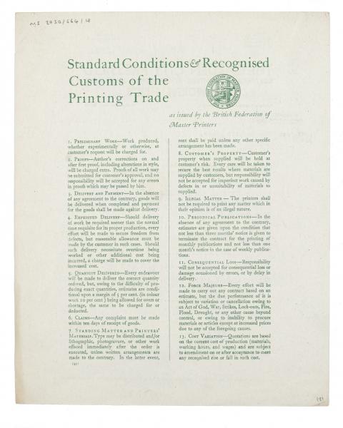 Image of typescript letter from the Garden City Press Ltd to The Hogarth Press (19/11/1941) page 2 of 2