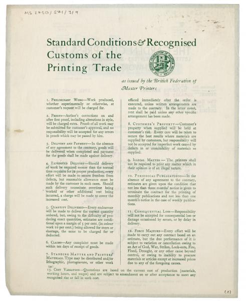 Image of typescript letter from the Garden City Press Ltd. to the Hogarth Press (27/04/1938) page 2 of 2 