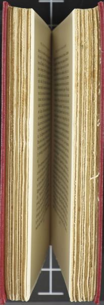 Beveled Edge View of First American Edition of The Common Reader by Virginia Woolf