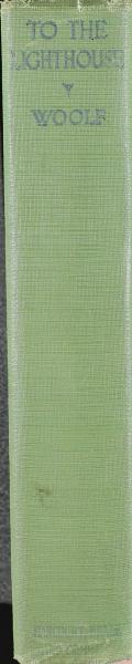 Spine of First American Edition of To the Lighthouse by Virginia Woolf