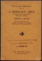 Image of cover of A Derelict Area: A Study of South-West Durham Coalfield