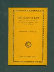 Yellow book cover of "The Reign of Law"