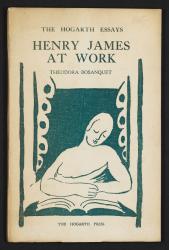 Image of front cover of "Henry James at Work" with illustration of a person by Vanessa Bell