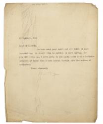Image of letter from Leonard Woolf to C. H. B. Kitchin (12/10/1924) page 1 of 1
