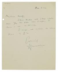 Image of handwritten letter from Harold Nicolson to Leonard Woolf (08/11/1924) page 1 of 1