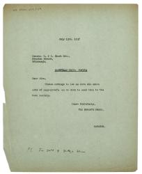 Image of typescript Letter from The Hogarth Press to R. & R. Clark (13/07/1937) page 1 of 1 