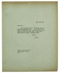 Letter from The Hogarth Press to Vita Sackville-West (23/06/1937)