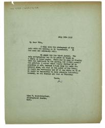 Letter from The Hogarth Press to Vita Sackville-West (19/07/1937)