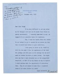 Letter from Vita Sackville-West to The Hogarth Press (28/10/1937)