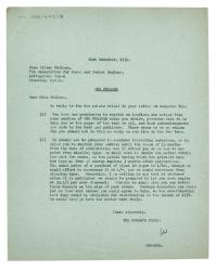 Letter from Leonard Woolf at The Hogarth Press to Alison Neilans (21/12/1936)