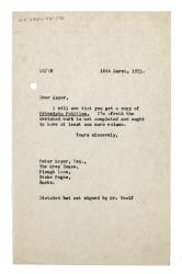 Letter from The Hogarth Press to Peter Mayer (18/03/1953)