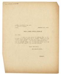 Letter from Hogarth Press to Macmillan & Company (09 Nov 1938)
