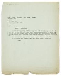 Image of a Letter from Leonard Woolf to Margery Fry (23/04/1940)