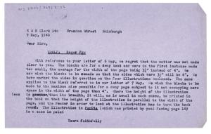 Image of a Letter from The Hogarth Press to R. & R. Clark Ltd (09/05/1940)