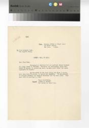 Image of a typescript letter from the William A. Bradley Literary Agency to The Hogarth Press (?/1/1936); page 1 of 1