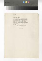 Image of a typescript letter from the William A. Bradley Literary Agency to The Hogarth Press (1/6/1936); page 1 of 1