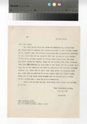 Image of a typescript letter from the William A. Bradley Literary Agency to The Hogarth Press (12/6/1935); page 1 of 1