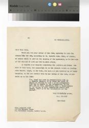 Image of a typescript letter from the William A. Bradley Literary Agency to The Hogarth Press (25/2/1935); page 1 of 1