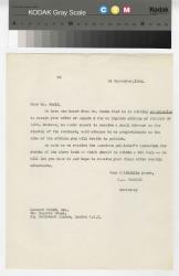 Image of a typescript letter from the William A. Bradley Literary Agency to The Hogarth Press (24/9/1934); page 1 of 1