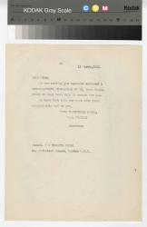Image of a typescript letter from the William A. Bradley Literary Agency to The Hogarth Press (11/3/1933); page 1 of 1