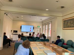 MAPP team presentation at University of Reading Special Collections 