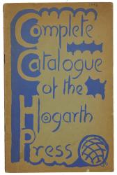 Image of Vanessa Bell artwork for the cover of the catalogue called 'The Hogarth Press, Complete Catalogue of Publications (1934)'