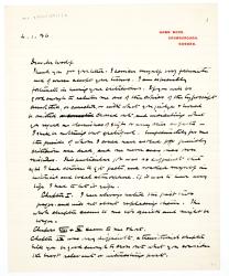 Image of handwritten letter from Mary Gordon to The Hogarth Press (04/01/1936) page 1 of 3