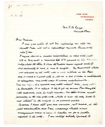 Image of a Letter from Mary Gordon to The Hogarth Press (11/02/1937) page 1