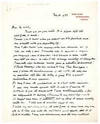 Image of a Letter from Mary Gordon to Leonard Woolf (18/02/1937)