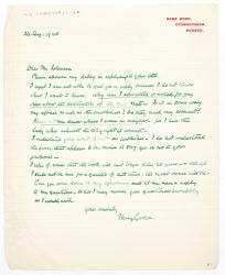 Image of a Letter from Mary Gordon to John Lehmann (26/08/1940)