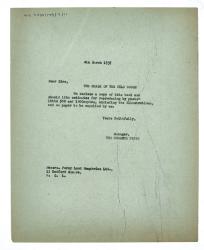 Image of typescript letter from The Hogarth Press to Percy Lund Humphries Ltd (04/03/1937) page 1 of 1
