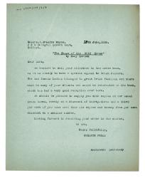 Image of typescript letter from The Hogarth Press to W. Erskine Mayne (25/06/1936) page 1 of 1