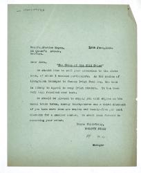Image of typescript letter from The Hogarth Press to Erskine Mayne (25/06/1936) page 1 of 1