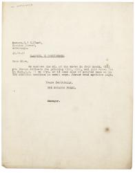 Image of typescript letter from John Lehmann to R. & R. Clark (20/11/1931) page 1 of 1