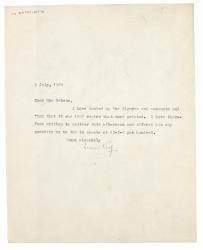 Image of letter from Leonard Woolf to Coralie Hobson (03/07/1924) page 1 of 1