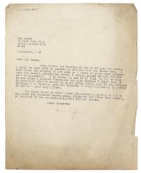 Image of typescript letter from Leonard Woolf to Kathleen Innes (02/01/1926) page 1 of 1