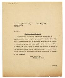 Image of typescript letter from The Hogarth Press to Penguin Books (12/06/1939) page 1 of 1