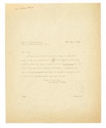 Image of typescript letter from The Hogarth Press to Walter Clement (06/07/1939) page 1 of 1