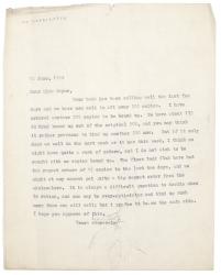Image of typescript letter from Leonard Woolf to Flora Mayor (12/06/1924) page 1 of 1
